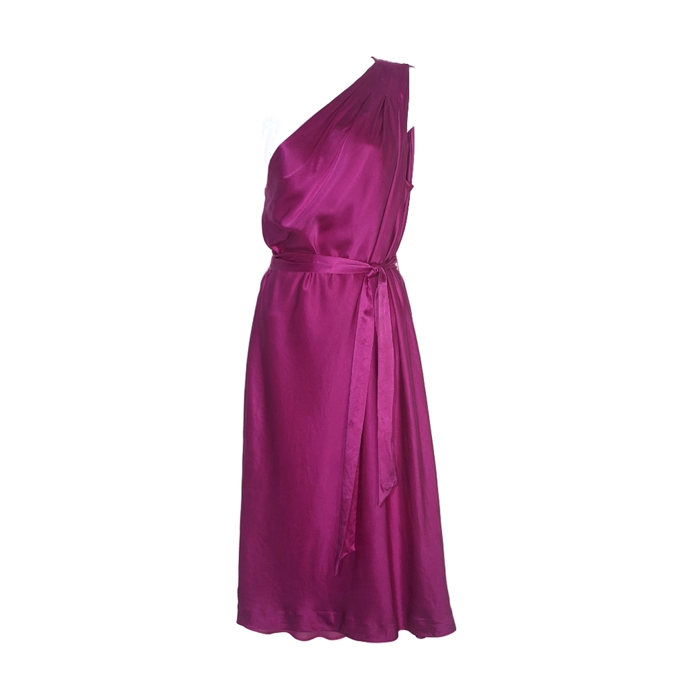 Banana Republic One Shoulder dress 100% Silk